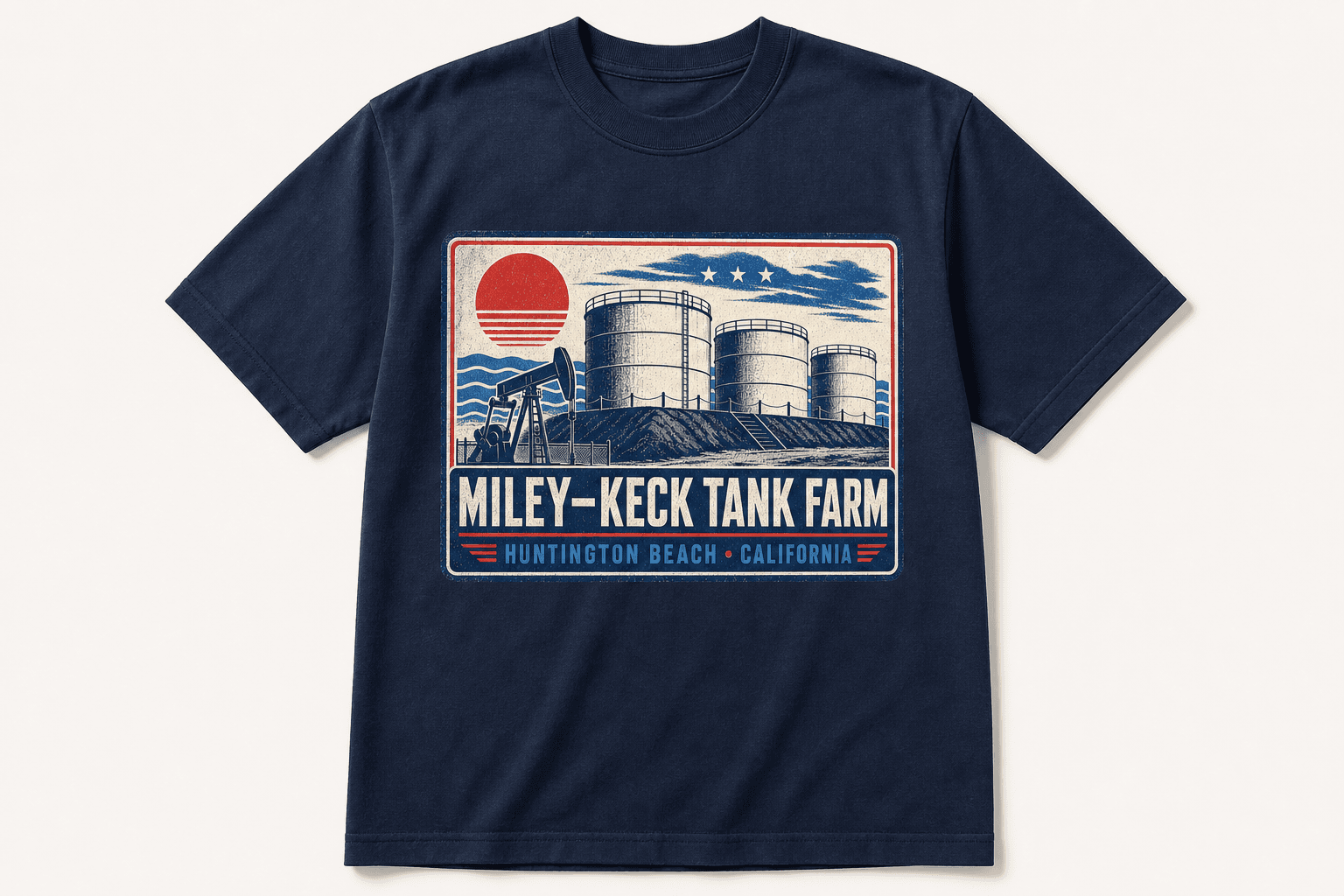Miley–Keck Tank Farm Tee draft design preview